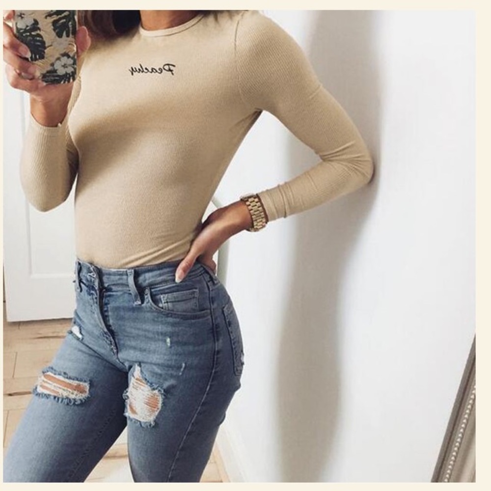 Peachy bodysuit Sz M